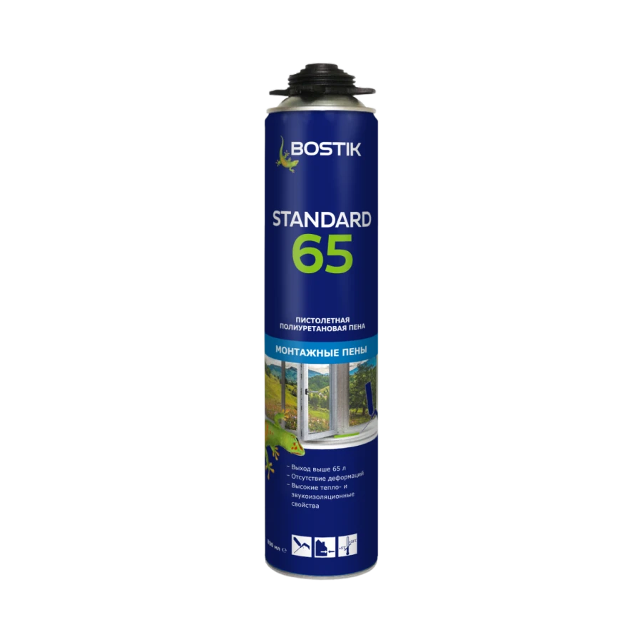 BOSTIK Standard 65 пена пистолетная полиуретановая